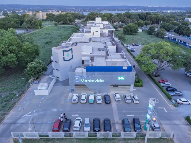 Vista aérea do Hospital Mantevida