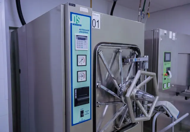 Autoclave da central de esterilização